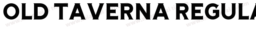 Old Taverna Regular字体转换